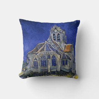 Cojín Decorativo Iglesia en Auvers por Van Gogh Painting Art