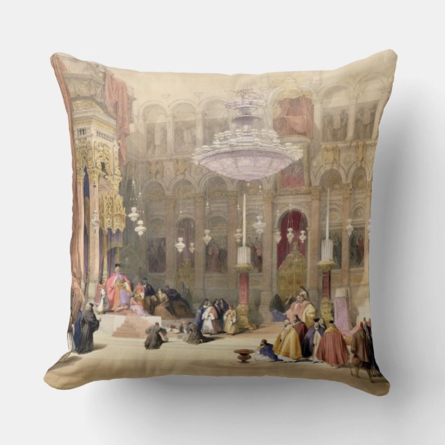 Cojín Decorativo Iglesia griega del sepulcro santo, Jerusalén, (Anverso)