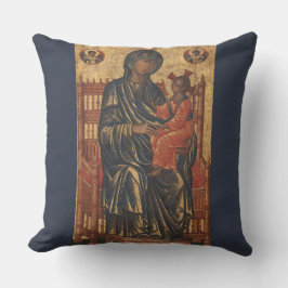 Cojín Decorativo Iglesia ortodoxa de la Virgen y de la Iglesia cató