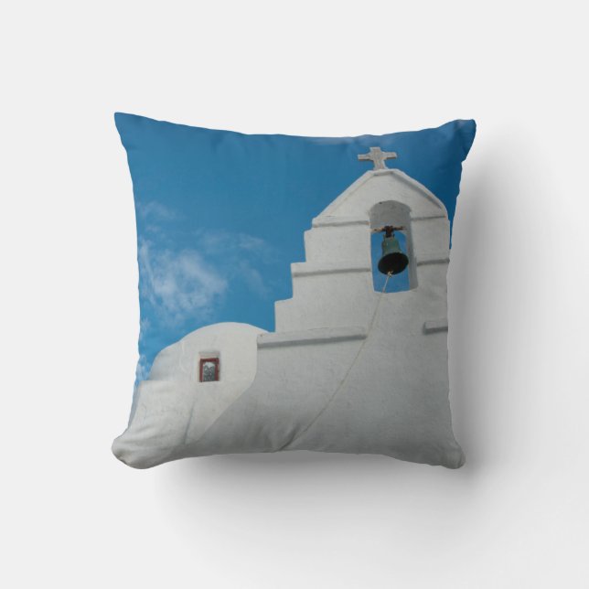Cojín Decorativo Iglesia típica encalada (Anverso)