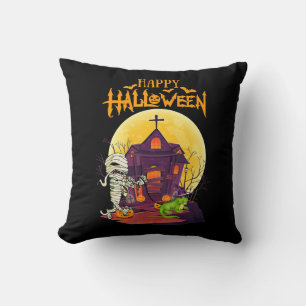 Cojín Decorativo Iguana Halloween Disstume Calabaza Funny Perro