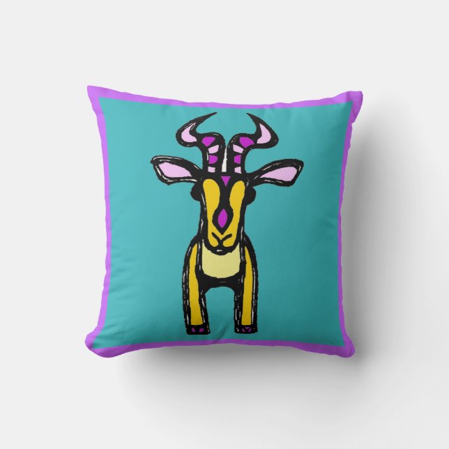 Cojín Decorativo iguana impala pillow (Anverso)