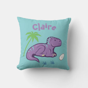 Cojín Decorativo Iguanodon de Dinosaurio Bebé
