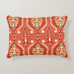 Cojín Decorativo Ikat casero: Tejido de Boho étnico
