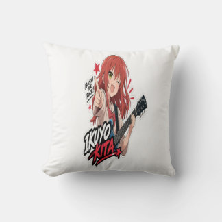 Cojín Decorativo : Ikuyo Kita Anime Guitar Pegatina | Música Rock