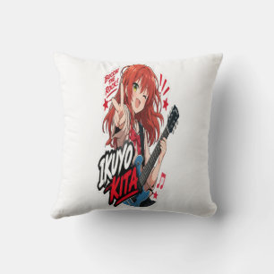 Cojín Decorativo : Ikuyo Kita Anime Guitar Pegatina Música Rock
