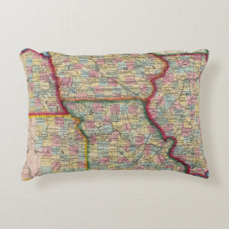 Cojín Decorativo Illinois, Missouri, Iowa, Nebraska y Kansas