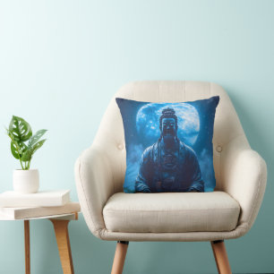 Cojín Decorativo Iluminación en Azul