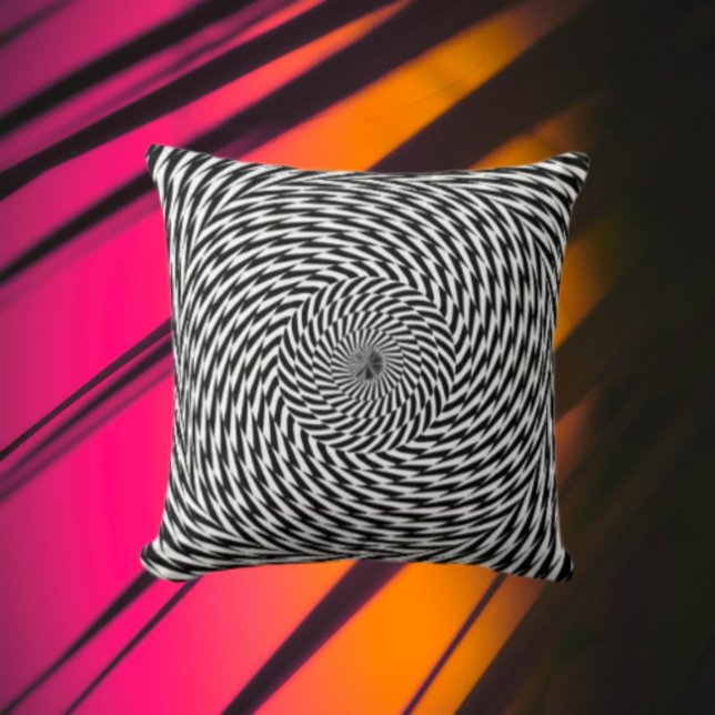 Cojín Decorativo Ilusión espiral dinámica (Subido por el creador)