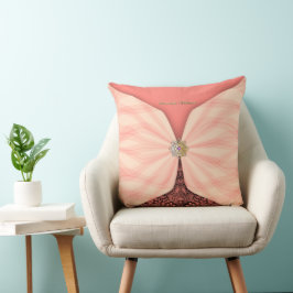 Cojín Decorativo Ilusión Textil Rosa Personalizada