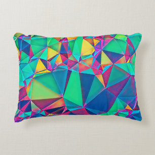 Cojín Decorativo ilustracion 3D. Fondo abstracto de moda. Color