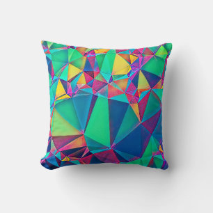Cojín Decorativo ilustracion 3D. Fondo abstracto de moda. Color