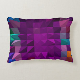 Cojín Decorativo ilustracion 3D o color mosaico de representación 3