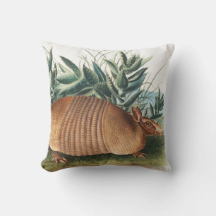 Cojín Decorativo Ilustracion Armadillo (Dasypus Peba) de nueve band