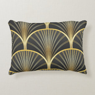 Cojín Decorativo Ilustracion Art Deco de textura geométrica