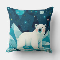 Ilustración artística de oso polar