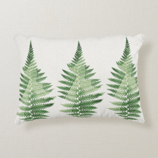 Cojín Decorativo Ilustracion botánico del Fern Verde minimalista