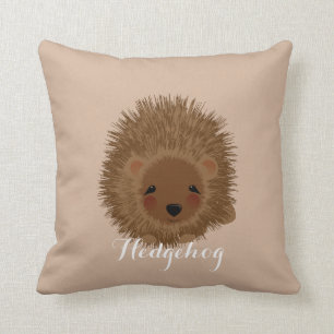 Cojín Decorativo Ilustracion Cute Whimsy Little Hedgehog