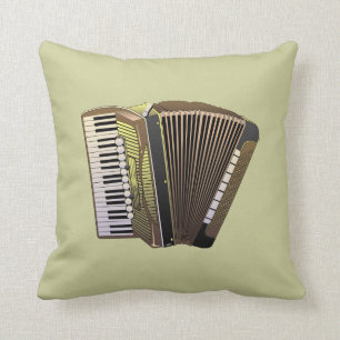 Cojín Decorativo Ilustracion DE ACCORDACIÓN MUSICAL