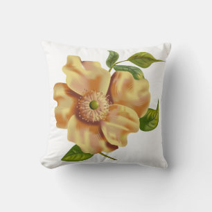 Cojín Decorativo Ilustracion de flores amarillas