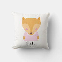 Cojín Decorativo Ilustracion de Fox Cute - Bebé Personalizable
