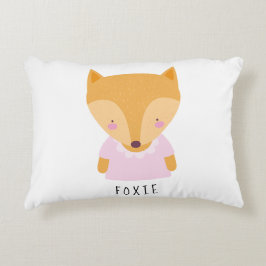 Cojín Decorativo Ilustracion de Fox Cute - Bebé Personalizable