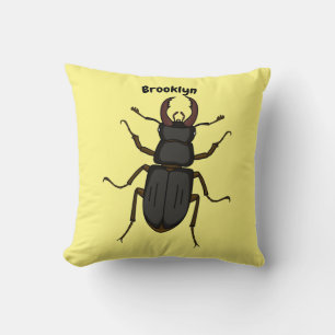 Cojín Decorativo Ilustracion de insectos Stag