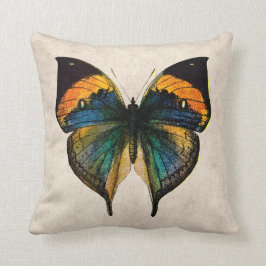 Cojín Decorativo Ilustracion de la mariposa del vintage - mariposas