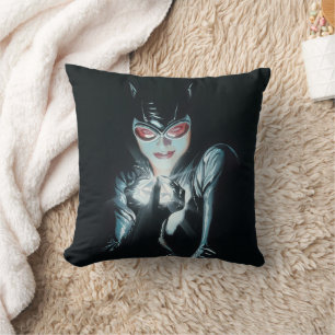 Cojín Decorativo Ilustración de la portada de Batman Catwoman Caras