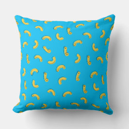 Cojín Decorativo Ilustración de Macarrones con Queso