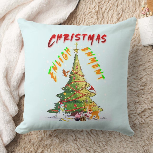 Cojín Decorativo Ilustración de navidades (Manta)