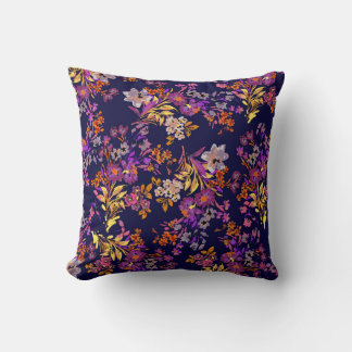 Cojín Decorativo Ilustracion de patrón de flores