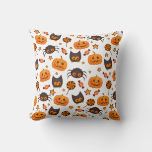 Cojín Decorativo Ilustracion de patrón de Halloween