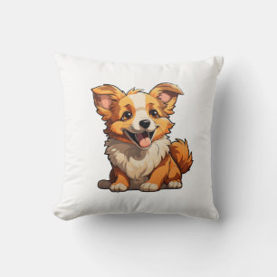Cojín Decorativo Ilustracion de perro de dibujos animados