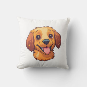 Cojín Decorativo Ilustracion de perro de dibujos animados