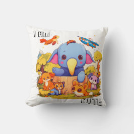 Cojín Decorativo Ilustracion de personalizado animal lindo