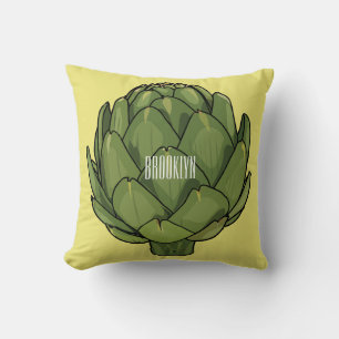 Cojín Decorativo Ilustracion de personalizado Artichoke