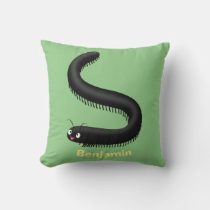 Cojín Decorativo Ilustracion de personalizado de milipedo corto