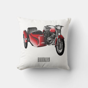 Cojín Decorativo Ilustracion de personalizado de motocicletas Sidec