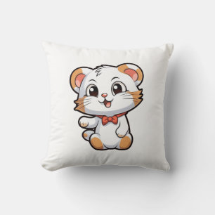 Cojín Decorativo Ilustración de ratón de dibujos animados