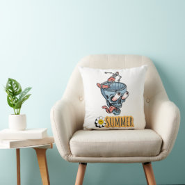 Cojín Decorativo Ilustracion de tipografía de verano