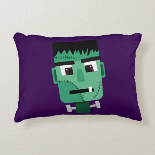 Cojín Decorativo Ilustración del Monstruo de Frankenstein