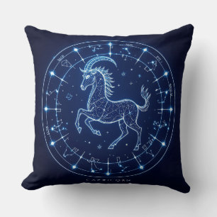 Cojín Decorativo Ilustración del signo zodiacal Capricornio