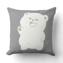 Ilustración digital de oso sonriente y adorable