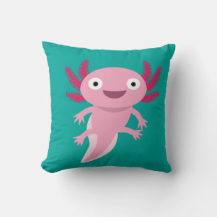 Cojín Decorativo Ilustracion divertido Axolotl