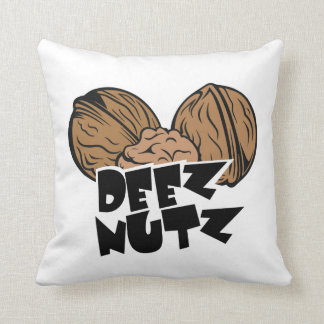 Cojín Decorativo Ilustracion divertido de Deez Nutz