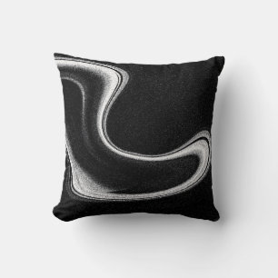 Cojín Decorativo Ilustracion gris y negro