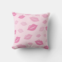 Ilustracion moderno de labios rosados