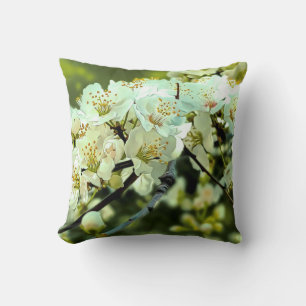 Cojín Decorativo Ilustracion Ornamental de primavera Verde