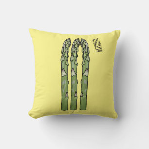 Cojín Decorativo Ilustracion personalizado Asparagus